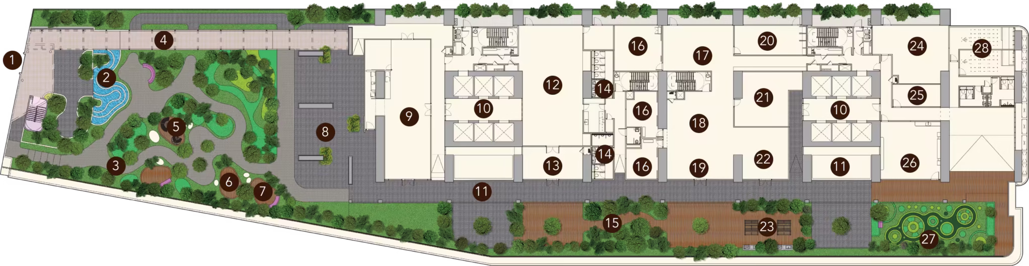 Level 12 facility plan