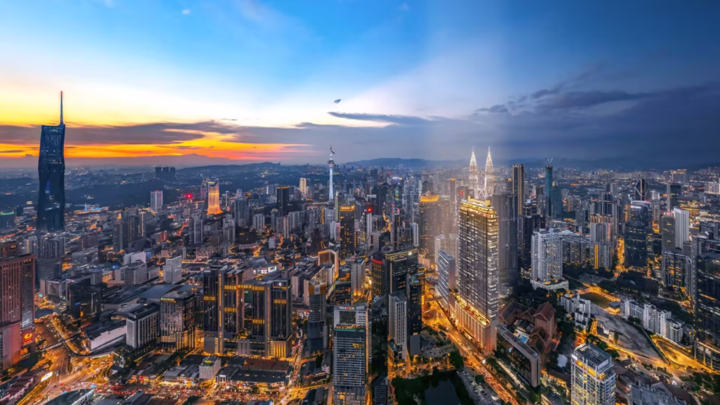 Kuala Lumpur city setting